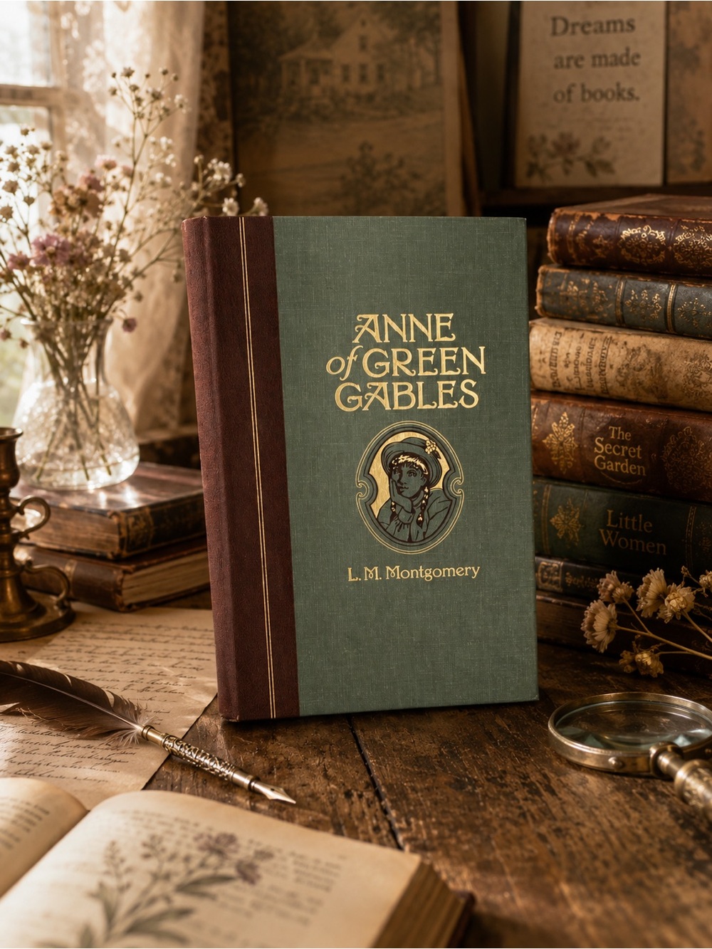 Vintage 1992 Anne of Green Gables Decorative Hardcover Book